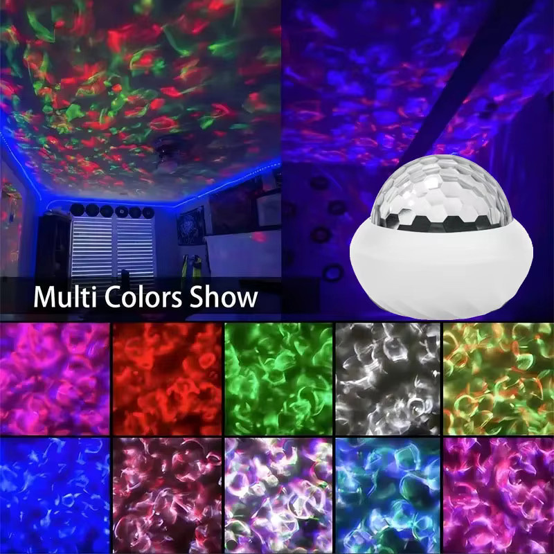 VENUSWING USB Aurora-Projektionslampe RGB Nordlicht-Projektor mit Fernbedienung und 360 Grad Drehung in Multicolour - Bild 5