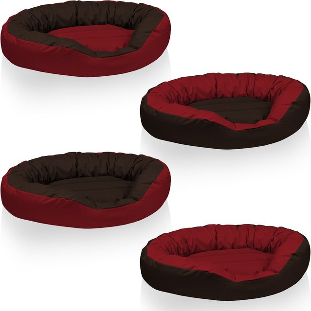 BedDog® Hundebett SUNNY 4in1 Hundekissen mit erhöhtem Rand und waschbarem Bezug, einfarbig - Bild 1