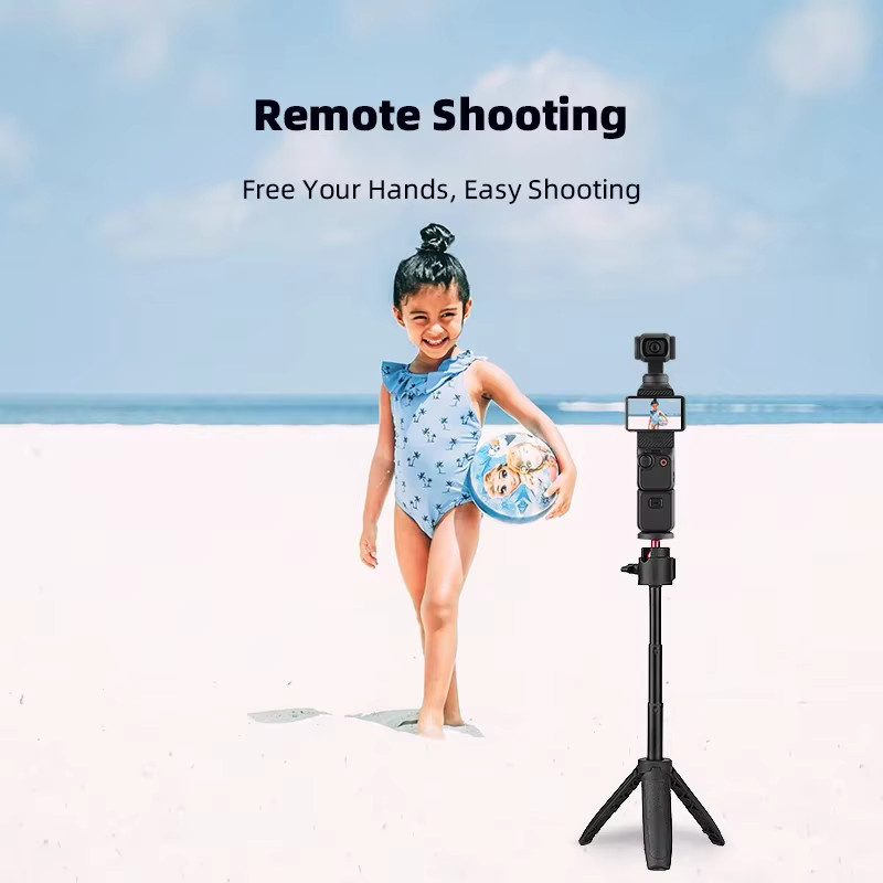 DJI Handheld Selfie-Stick Stativ für Osmo Pocket 4/3 Action-Kamera Zubehör in Schwarz - Bild 2