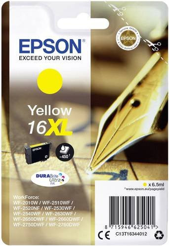 Epson Tintenpatrone 16XL Gelb C13T16344012 - Bild 1