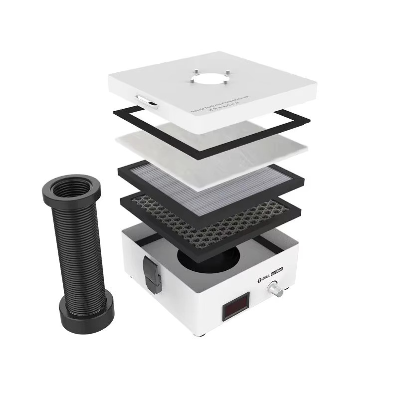 2UUL Desktop Rauchabsaugung zur Reinigung von Rauch und Staub für Lötarbeiten und Telefonreparaturen - Bild 2