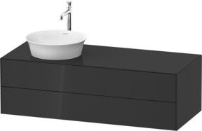 Duravit Waschtischunterschrank White Tulip in Weiß, B: 130 cm, T: 55 cm, H: 40,8 cm - Bild 1