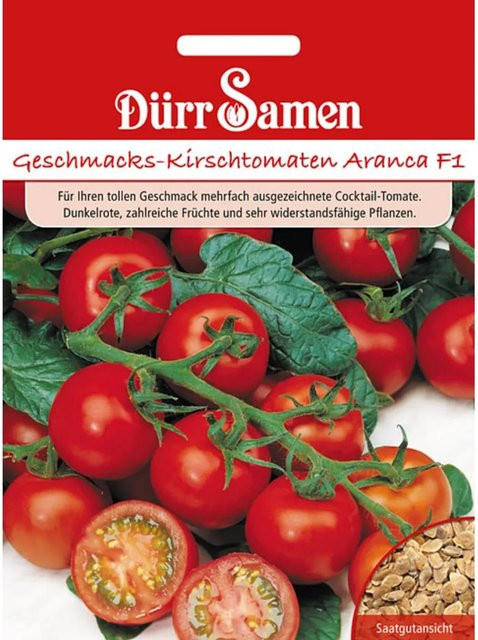 Dürr Samen Kirschtomaten Aranca F1 Saatgut - Bild 1