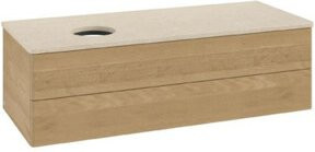 V&B Waschtischunterschrank Antao ohne Frontstruktur in Honey Oak, B/T/H: 120 x 50 x 36 cm - Bild 1