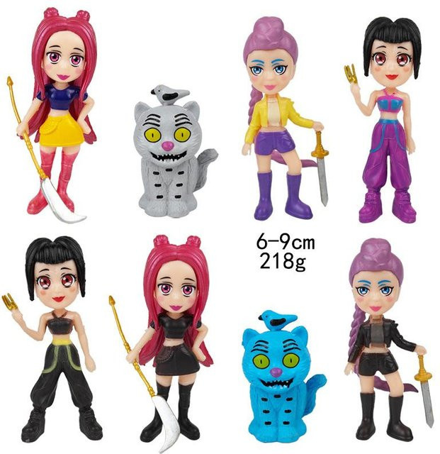Fashnics Dämonenjäger Actionfigur 8-teiliges Set PVC - Bild 1