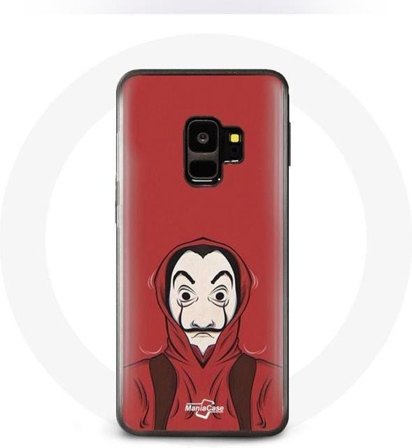Samsung Galaxy S9 Hülle mit Dali-Maske Design in Rot - Bild 1