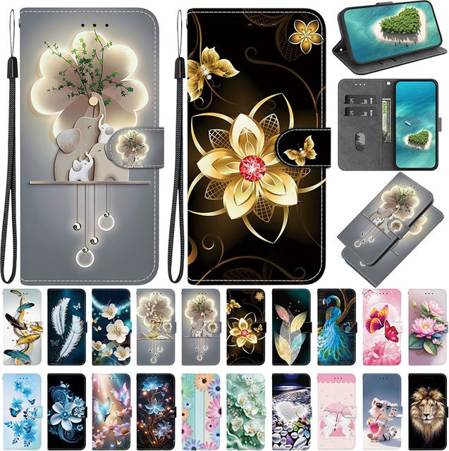 JESSLEI Stand Flip Wallet Case für Honor Play 60 Plus 9T 5G 200 400 Lite 200 Pro mit gemustertem Design - Bild 1