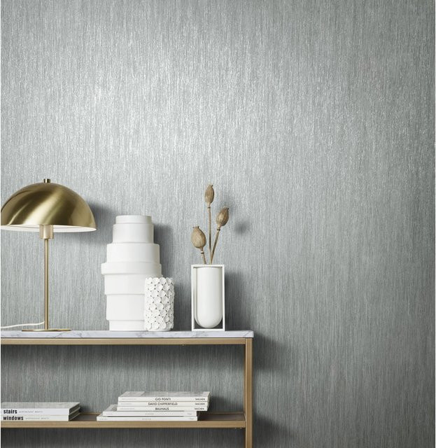 Marburg Vliestapete Natural Opulence Struktur Uni Dunkelgrau FSC Non-Woven - Bild 1