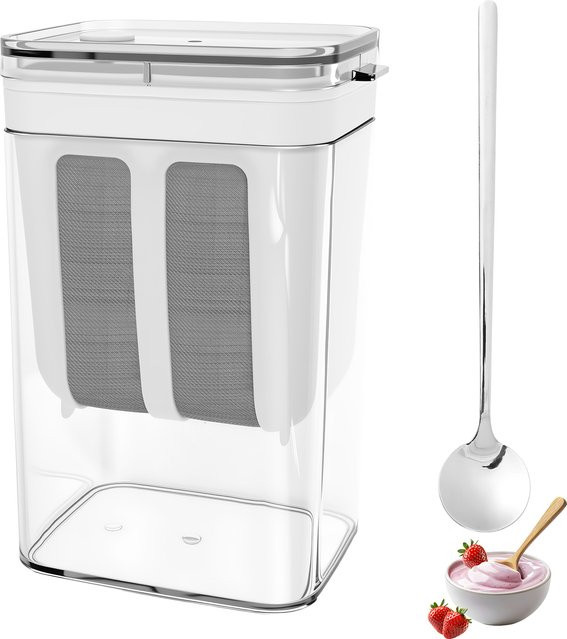 Willstar Joghurt-Sieb und Separator für Griechischen Joghurt, Molke-Separator für Sojamilch, Kefir und Saft, 37/61 Unzen - Bild 1