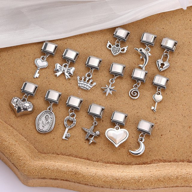 Armband Edelstahl, Silber, Damen, Verspielt - Bild 1