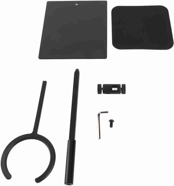 KONNWEI Kaffee-Station Dripper Ständer aus Aluminiumlegierung, verstellbar und rutschfest, Schwarz - Bild 1