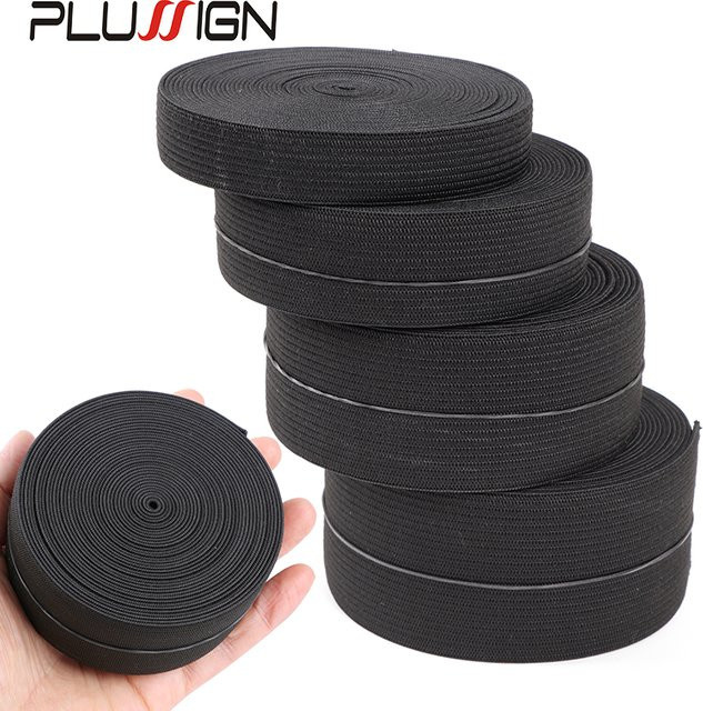 Nunify Elastisches Band für Perücken, schwarzes Nylon, 5 Meter - Bild 1