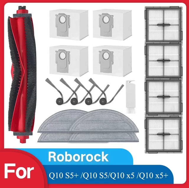 18-teiliges Zubehör-Set für Roborock Q10 S5+, Q10 S5, Q10 x5 und Q10 x5+ Roboterstaubsauger - Bild 1