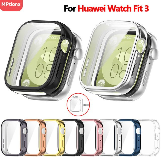 Mptionx Schutzhülle für Huawei Fit 3, Kunststoff, Schwarz, Unisex - Bild 1