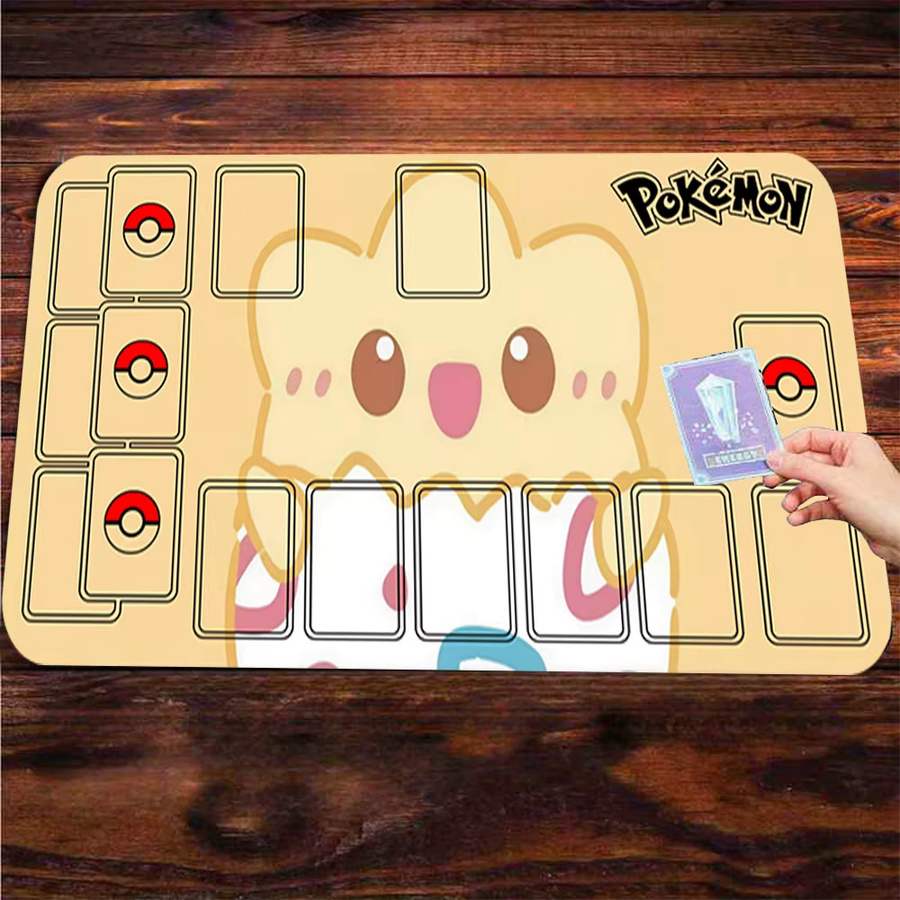 Potdemiel Pokemon Togepi Gaming-Mauspad Schreibtischunterlage mit Zonen in Multicolour - Bild 2