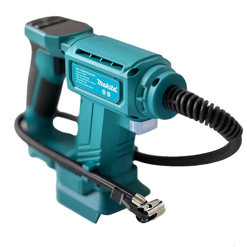Makita Kabellose Kompressorpumpe mit Digitalanzeige für Autoreifen und aufblasbare Objekte, 18 V Akku-Betrieb - Bild 3