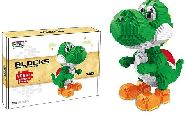 Wucifang Bags Yoshi DIY-Montagemodell, Bausteine, Super Mario, ab 14 Jahren - Bild 1