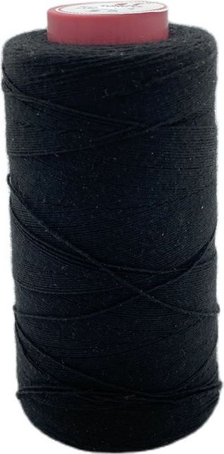 Schwarzer Baumwollfaden mit C-förmiger Nadel, 7,5 cm, Unisex - Bild 1
