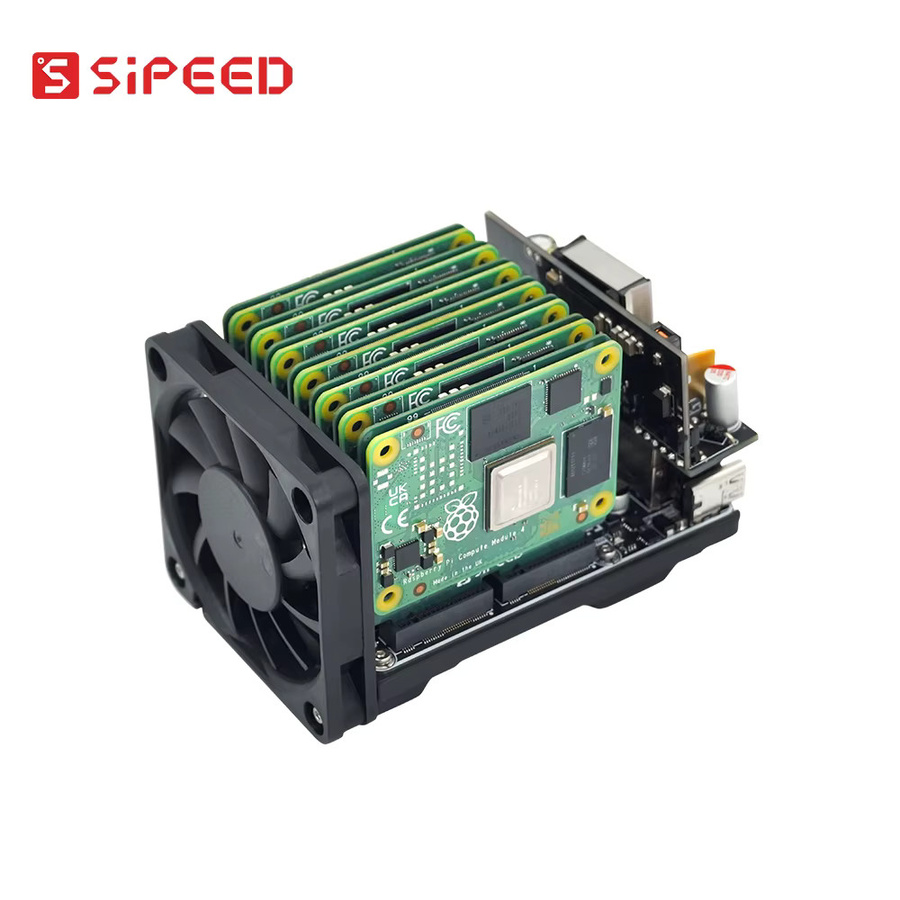 Sipeed NanoCluster Mini Server mit 7x CM4/CM5 Nodes für Kubernetes K3S Edge AI und Raspberry Pi Cluster - Bild 2