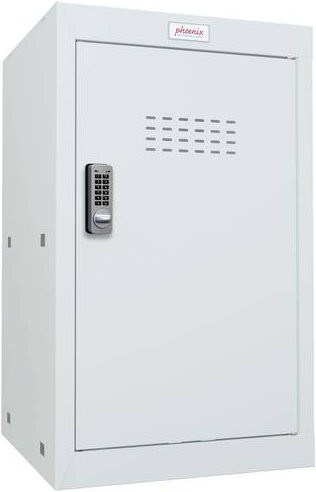 Phoenix CL0644GGE CL-Serie Würfelspind aus Stahl mit Elektronikschloss, Wandmontage, in verschiedenen Farben erhältlich - Bild 1