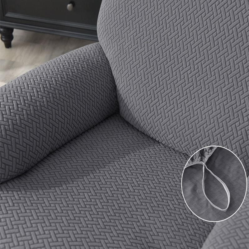 4er-Set rutschfeste Sessel-Schonbezüge aus Jacquard-Stretch-Spandex für 1-Sitzer, Pastoral Europe Klassiker im amerikanischen Stil, 100% Polyester - Bild 2