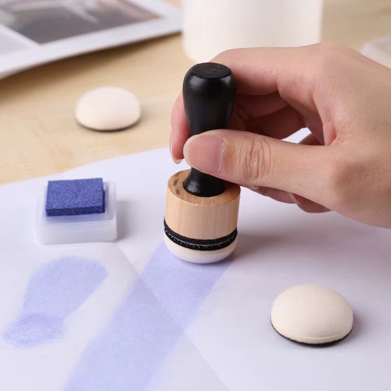 Runde Mini-Tintenmischwerkzeuge aus Schaumstoff in Mehrfarbig für DIY-Papierkarten und Tintenstempel-Applikatoren - Bild 4
