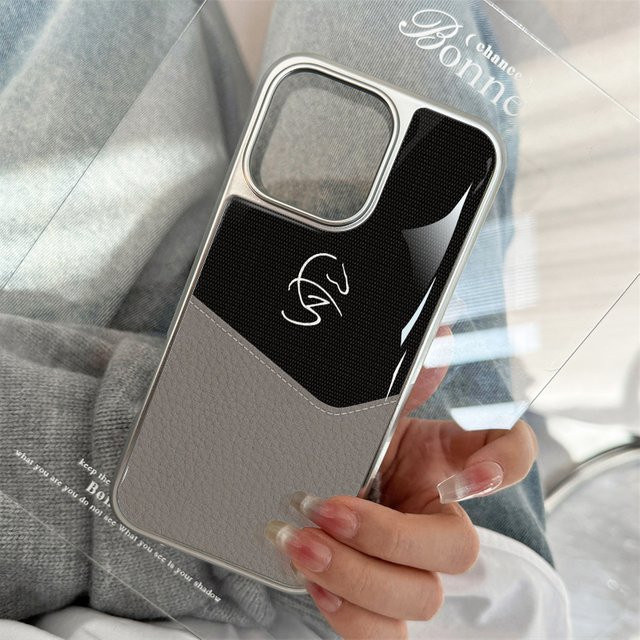 AIR PLUS Business-Style Leder-Handyhülle mit Anti-Sturz-Funktion für iPhone 11 bis iPhone 16 Pro Max - Bild 1