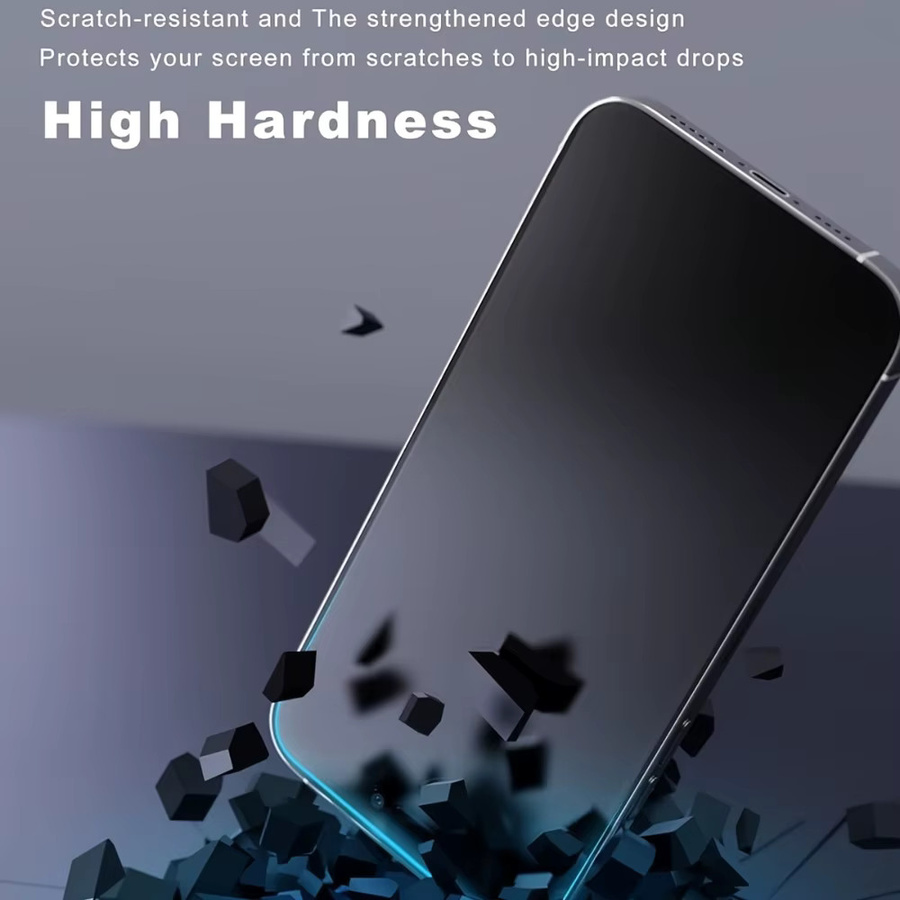NNBILI 4er-Set Anti-Spy Sichtschutz-Displayschutzfolie matt für iPhone 11 bis iPhone 18 Pro Max Serie - Bild 3