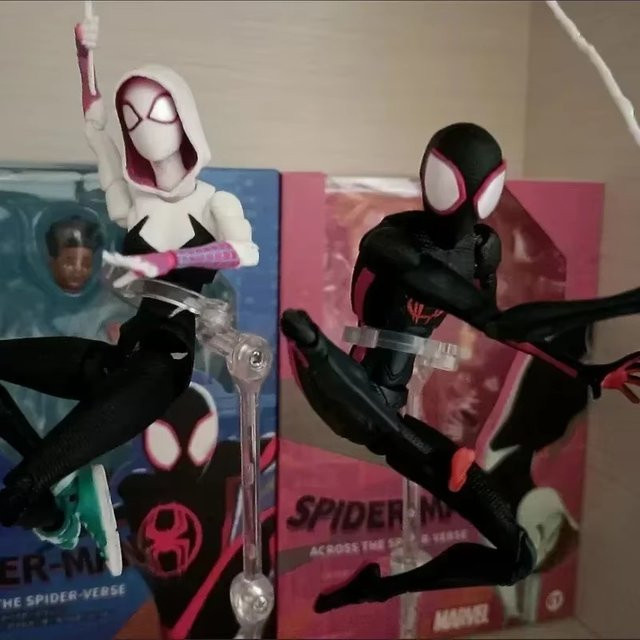 Bandai Marvel Spider-Man Miles Morales Gwen Actionfiguren, PVC-Modell, Einzelfigur - Bild 1