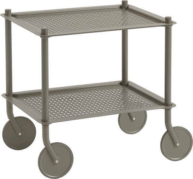 Muuto Flow Servierwagen aus Metall in Braun oder Grau mit Rollen - Bild 1