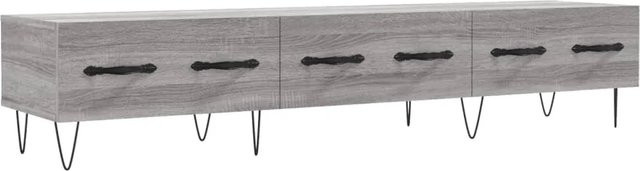 vidaXL TV-Schrank Grau Sonoma aus Holzwerkstoff und Eisen B/T/H: 150 x 36 x 30 cm - Bild 1