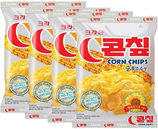 CROWN Mais-Chips 4 x 70 g - Bild 1