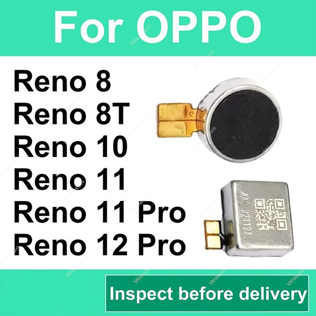 OPPO Ersatz Vibrationsmotor mit Anschluss in Silber für Reno 8 T 10 10 Pro 11 Pro 12 Pro 5G Reparaturzubehör - Bild 1