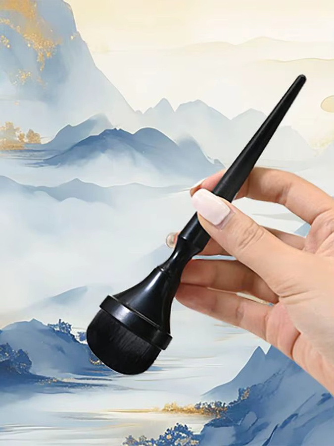 Artsecret 5-teiliges Kohle-Mischpinsel-Set in Schwarz zum Malen, Skizzieren und Zeichnen für Kohle und Tinte - Bild 4