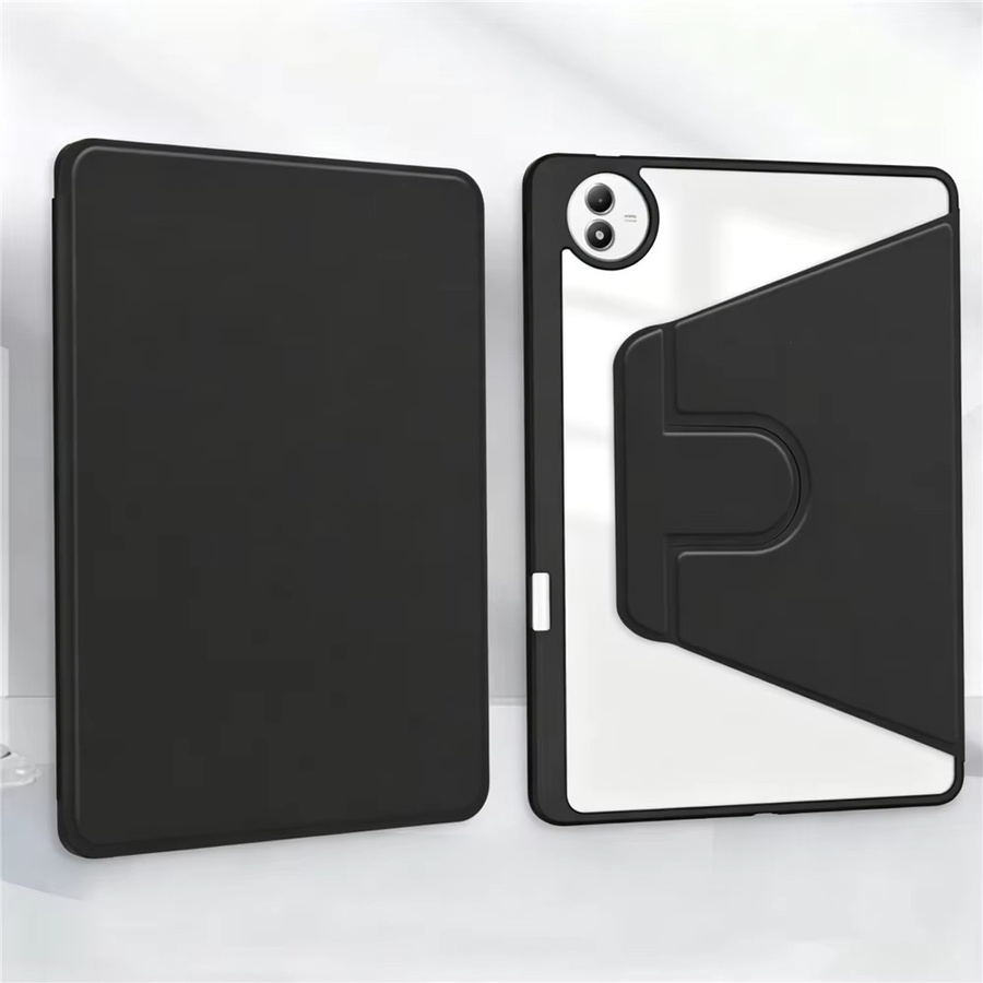Smart Case für Vivo Pad6 Pro 13,2 Zoll 2026 PA2671, drehbares Acryl-Tablet-Cover mit Stifthalter, Schwarz - Bild 6