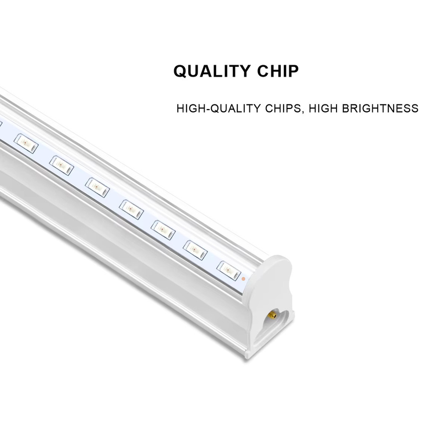 Lcamaw LED-Wachstumslampe Vollspektrum-Leiste in Weiß für Pflanzenkultivierung, Hydroponik und Gewächshäuser, Breite: 30 cm - Bild 3