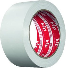 Kip 315 PVC-Schutzband glatt weiß Breite: 7,5 cm, Länge: 33 m - Bild 1