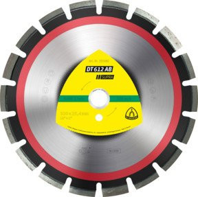 Klingspor DT 612 AB Diamanttrennscheibe für Beton, weitverzahnt, Multicolour, Durchmesser: 500 mm, Breite: 3,7 mm, Bohrung: 25,4 mm - Bild 1