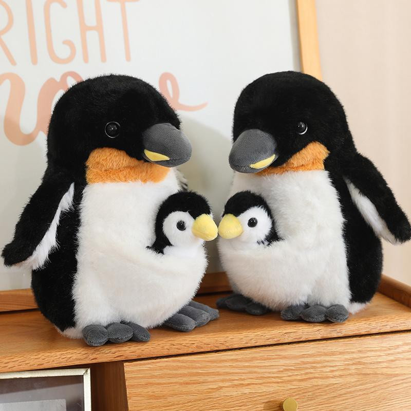 GDzaccly Stofftiere Mutter und Kind Koala Pinguin Plüsch Puppe 25cm - Bild 2