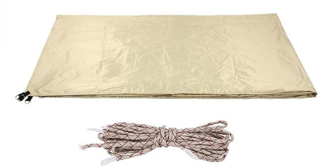 Wasserdichtes Sonnensegel mit UV-Schutz als Sonnenschutzmarkise für Terrasse und Garten, B/B/B: 3,6 x 3,6 x 3,6 m - Bild 1