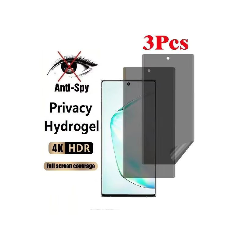 3er-Set Anti-Spy Privatsphäre Hydrogel Displayschutzfolie für Realme GT5 240W, GT5 150W, GT6, GT7 China und GT Neo 5 - Bild 6