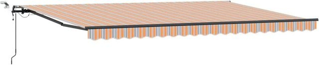 vidaXL Markisenstoff aus Polyester, Mehrfarbig, Breite: 500 cm, Tiefe: 350 cm - Bild 1