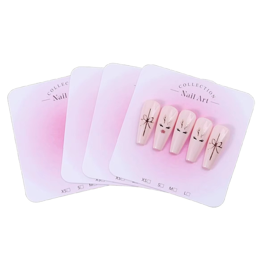 Nagel Display Karten, 20 Stück, Rosa, Papier - Bild 3