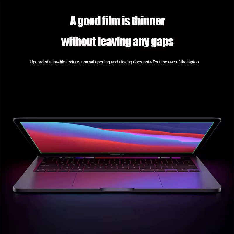 Displayschutzfolie Soft Film für Apple MacBook Air und Pro, Transparent - Bild 2