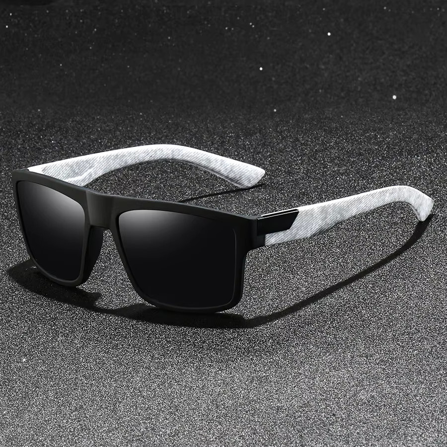 WSZ Sonnenbrille, quadratisch, Vollrand, Unisex, schwarz - Bild 2