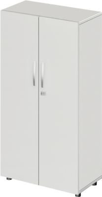 Schäfer Shop Select Schrank LOGIN mit 4 Ordnerhöhen, Flügeltürenschrank, lichtgrau, B/T/H: 80,0 x 42,0 x 151,4 cm - Bild 1