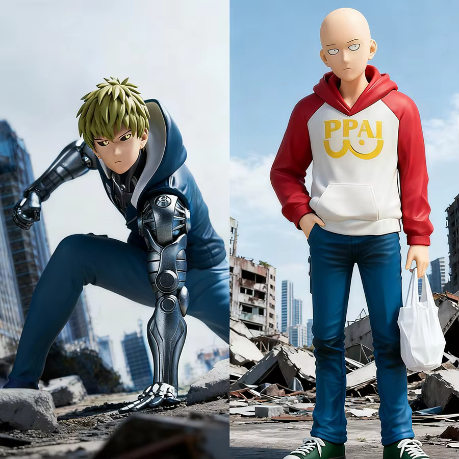 Bandai One Punch Man Saitama Action Figure, 16 cm, Kunststoff - Bild 4
