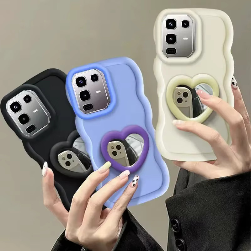 Wellenförmige Silikon Schutzhülle für Infinix Note 50 Pro 40 Pro 40S 50S 60 50i 60i in Schwarz - Bild 1