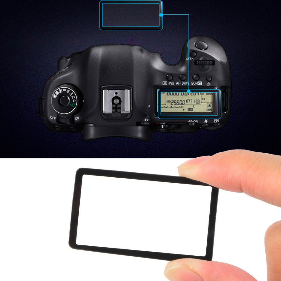 Acryl LCD Display Schutzabdeckung für Nikon D850 und D500 in Transparent - Bild 2