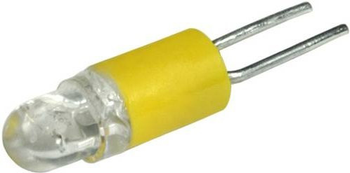 CML Innovative Technologies LED-Lampe Gelb BI-PIN 2.54 24 V/AC 24 V/DC - Bild 1